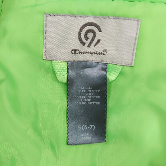 Champion Snow Bibs Kids Small 6-7 Gray Front Zip Insulated Warm Winter Outdoor - Picture 9 of 12